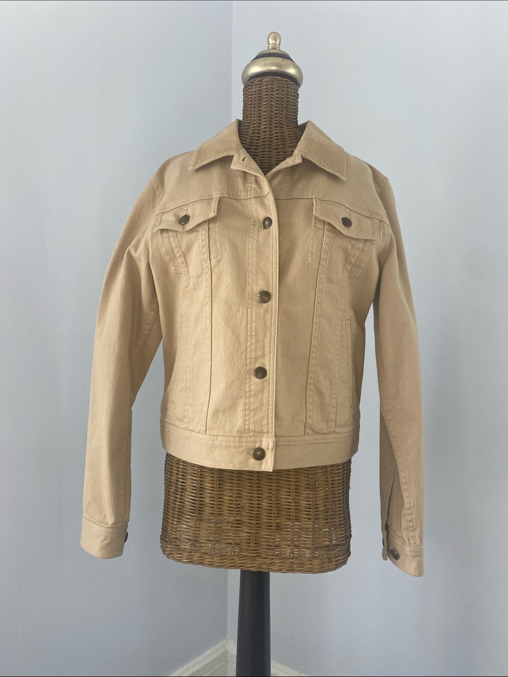 Ralph Lauren Beige Tan Jean Jacket in